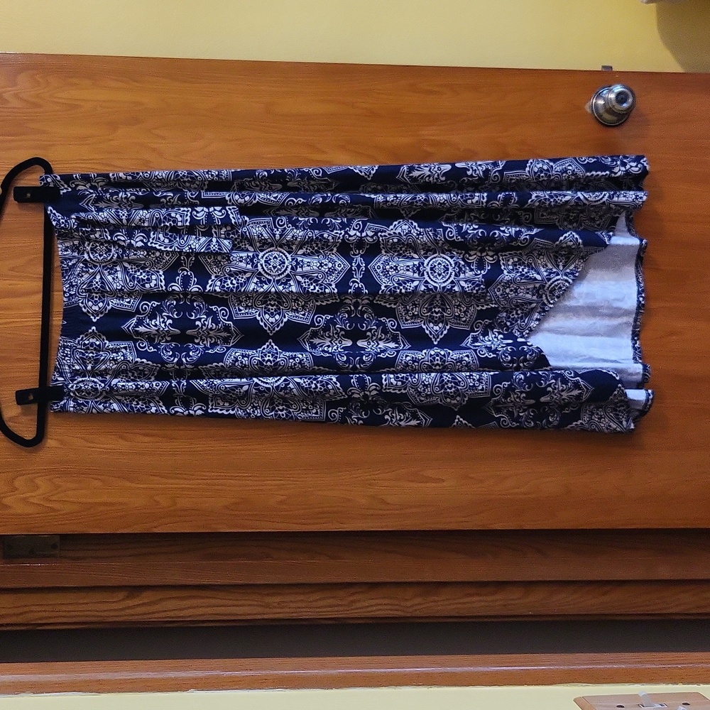 Madison Faux Wrap Knit Midi Skirt